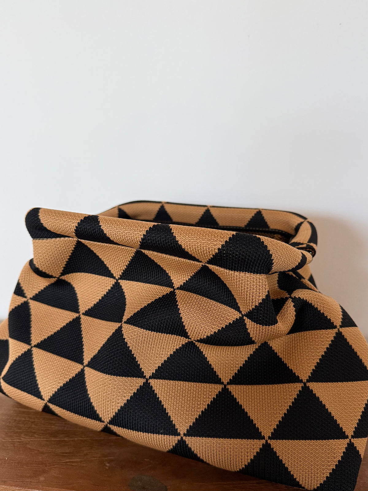 Clutch Triangle Print