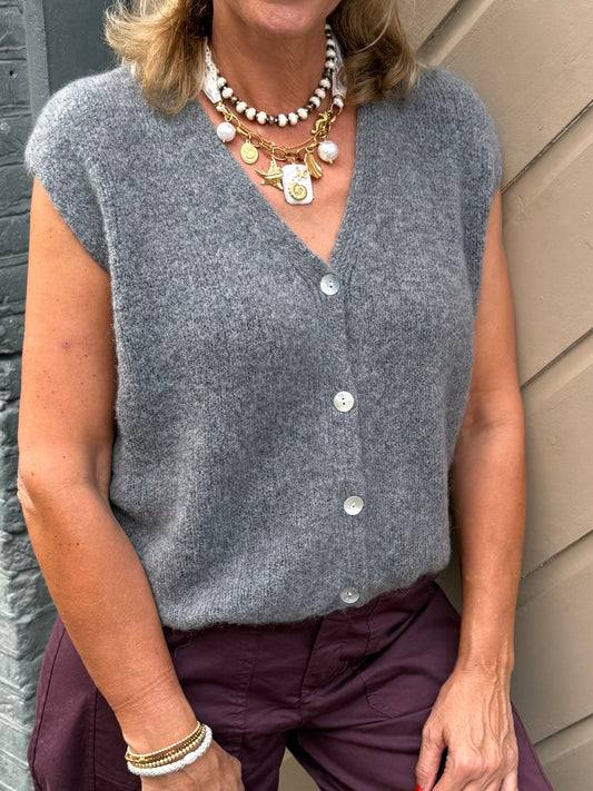 Sophie Gilet - Grey
