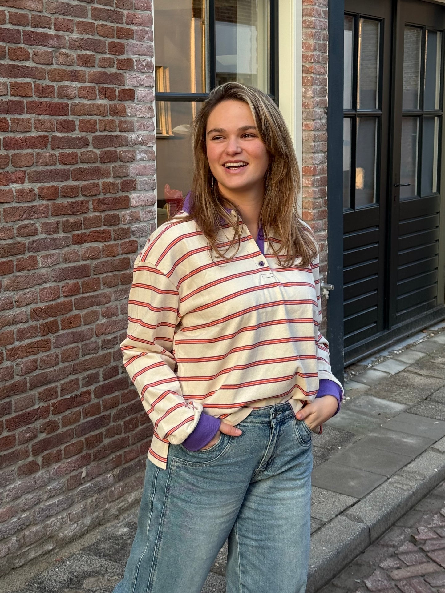 Nine Polo | Purple/Orange