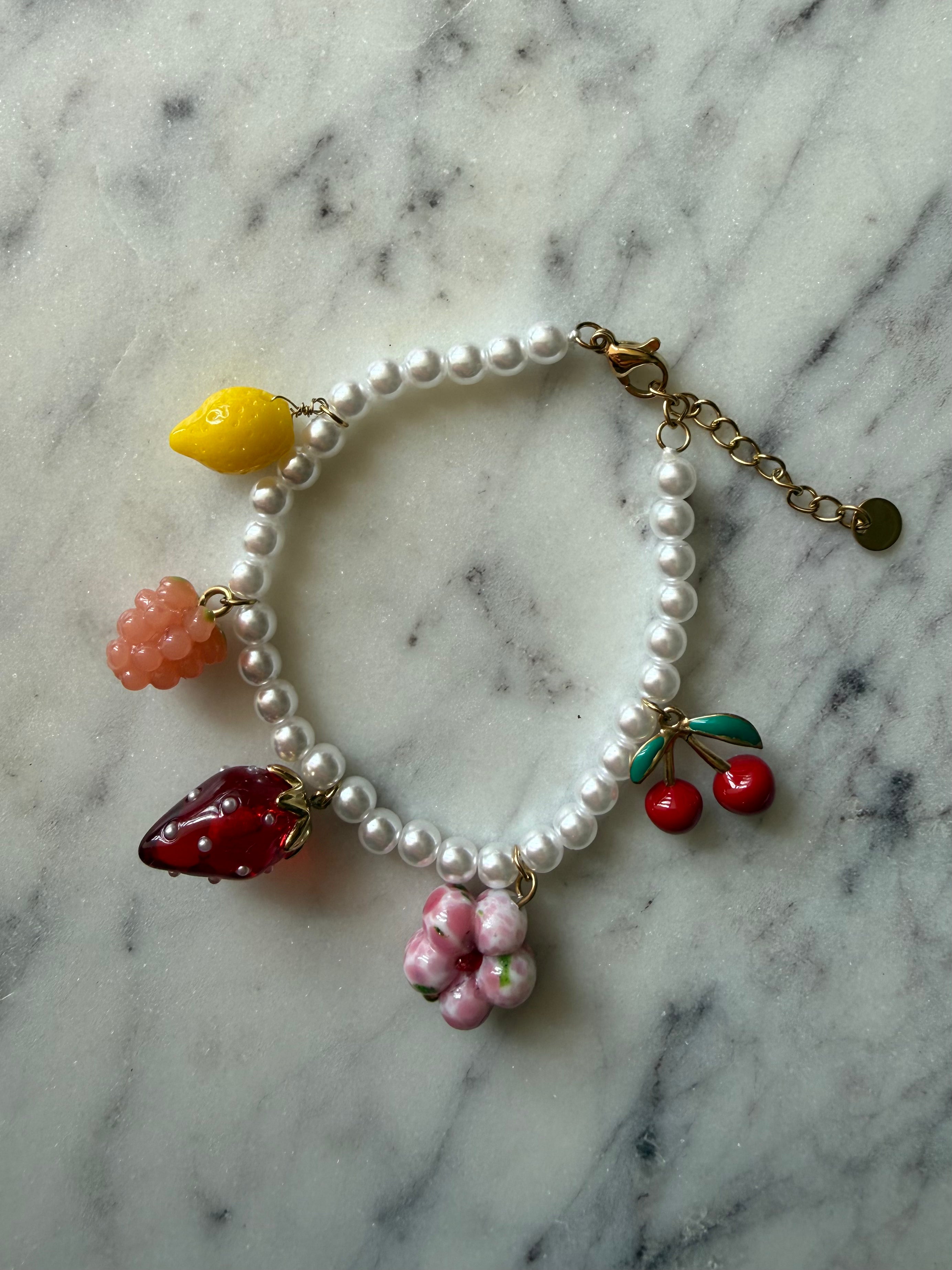 Armband Parels/Fruit 01