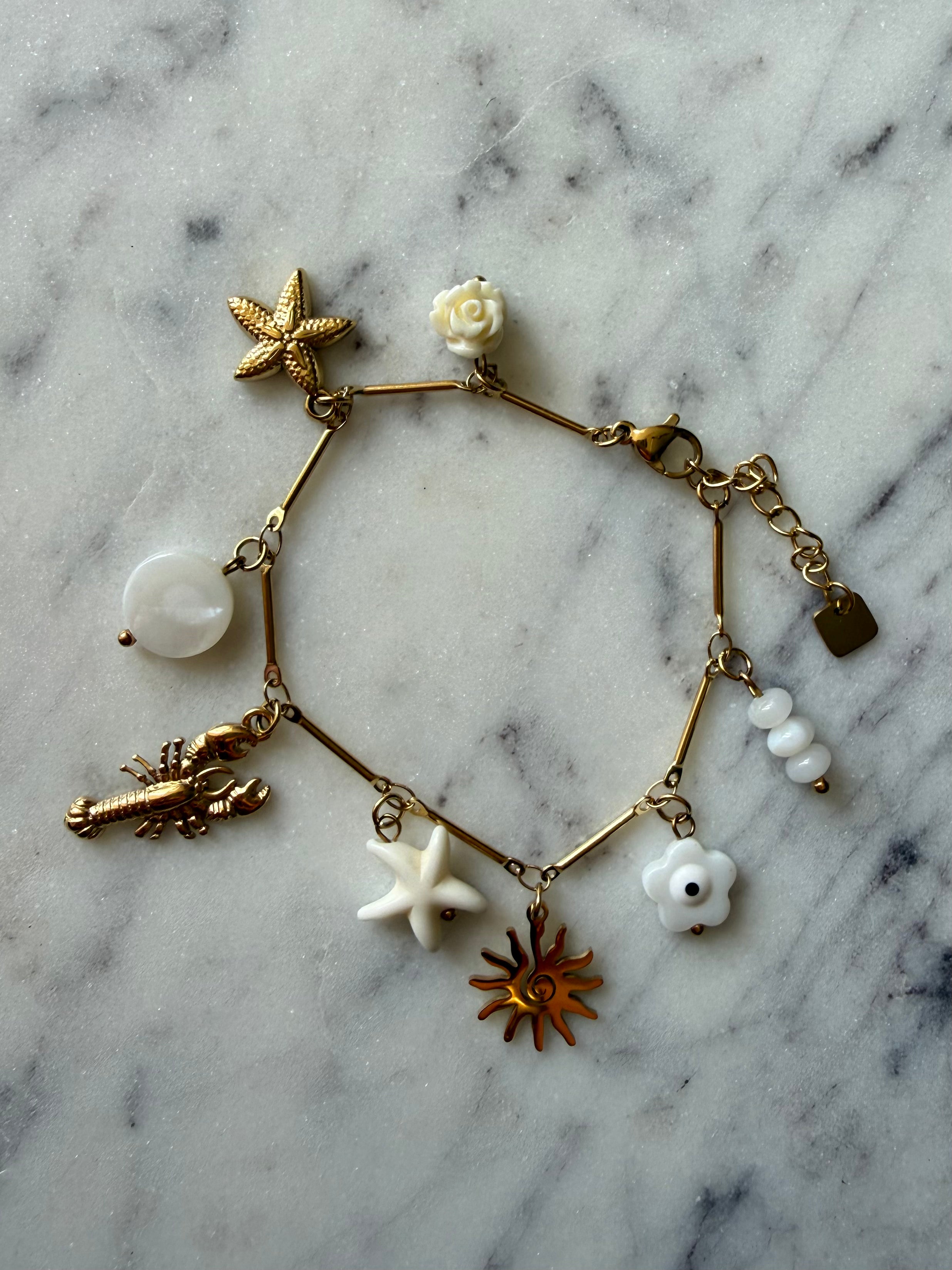 Armband Bedels/Goud 02