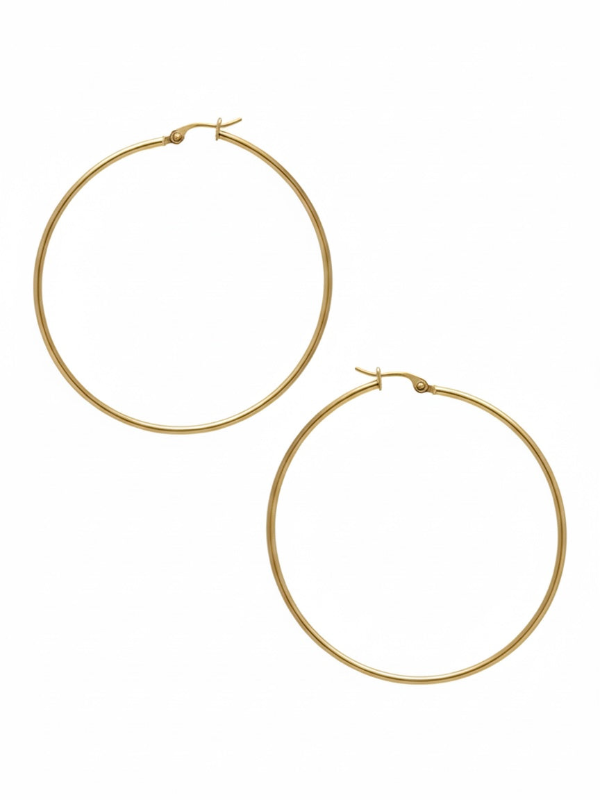 Basic oorringen Medium Groot