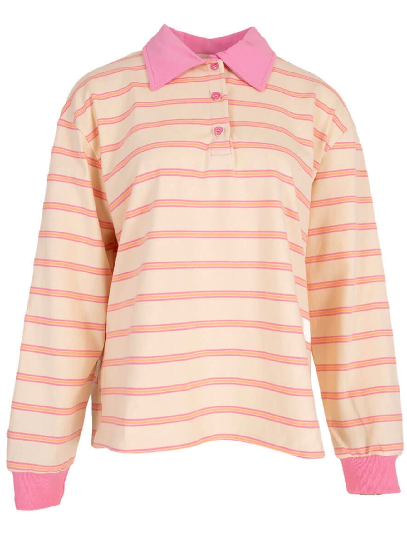 Nine Polo | Pink/Orange