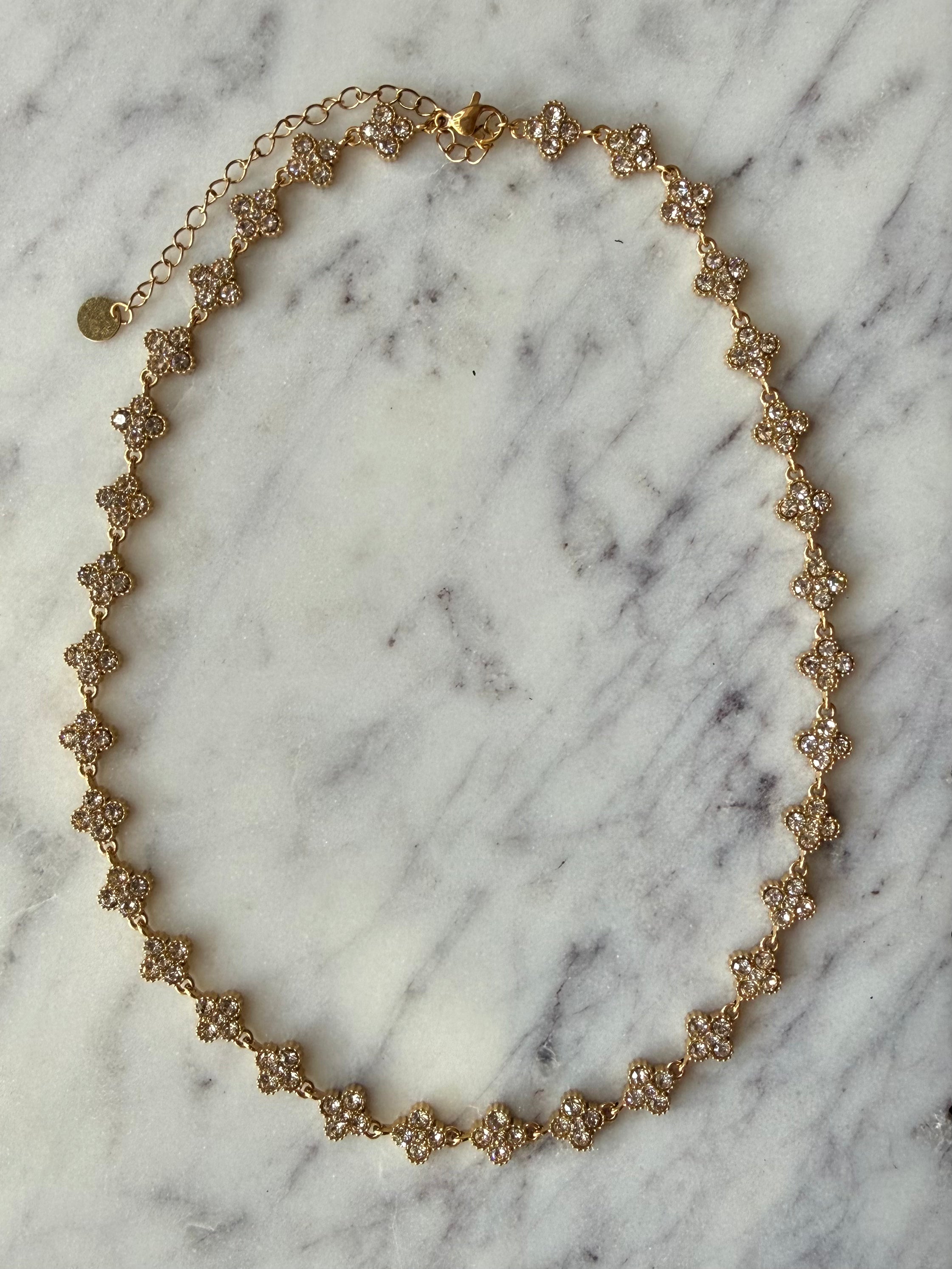 Senna Sparkle Ketting | White