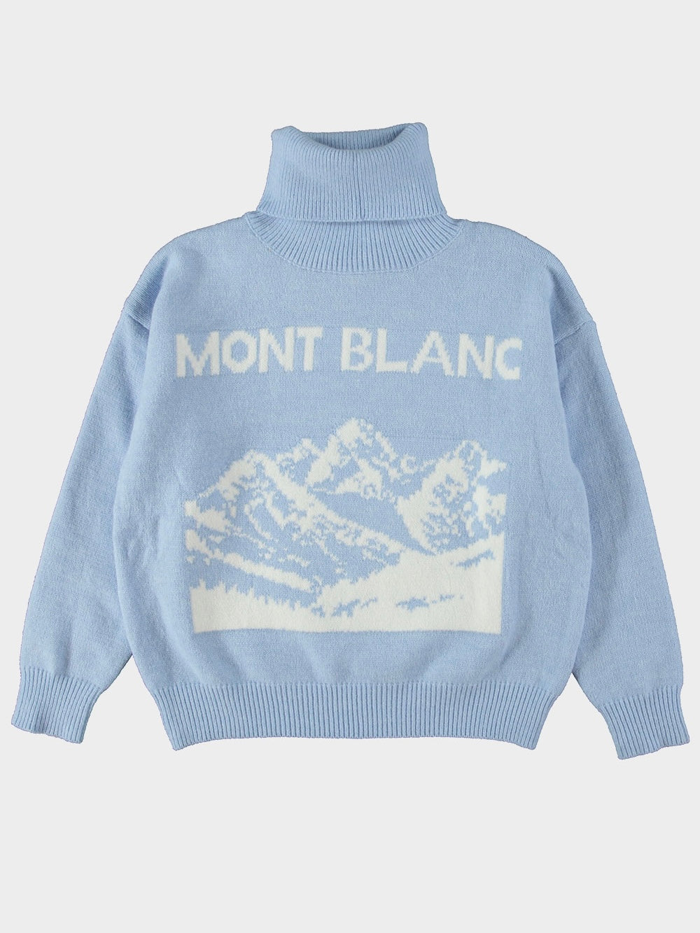 Mont Blanc Cardigan | Light Blue