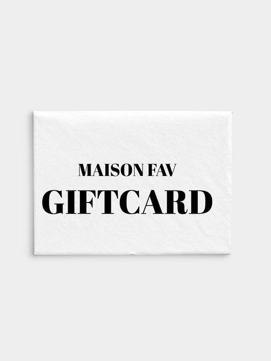 Maison FAV Digitale Giftcard