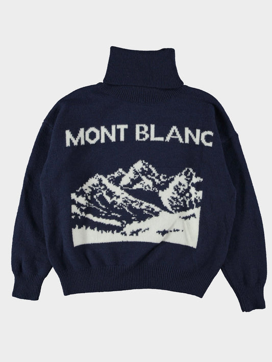 Mont Blanc Cardigan | Navy