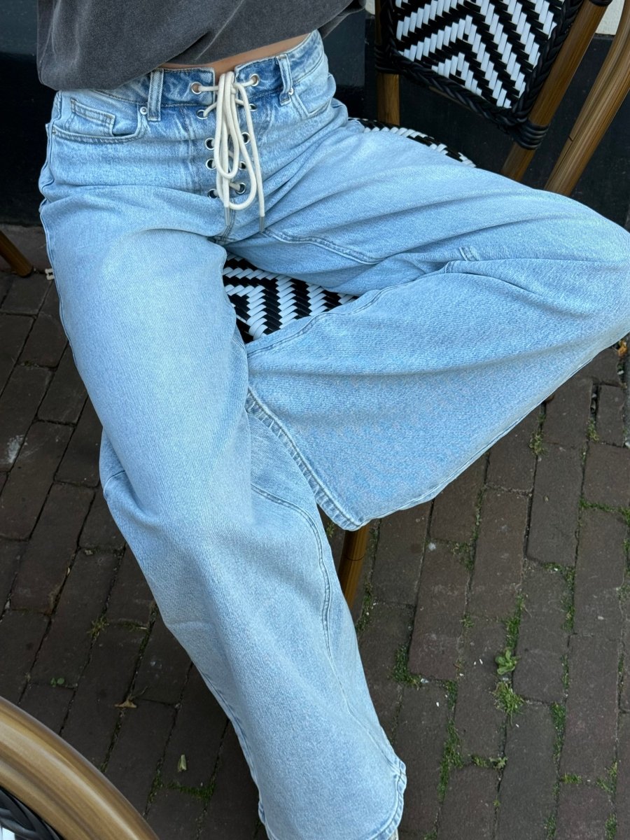 Bonnie Rope Jeans Wide Leg - Maison FAV