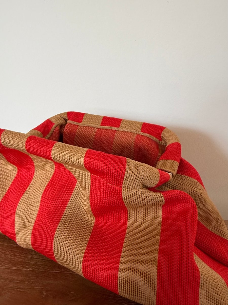 Clutch Red/Beige - Maison FAV