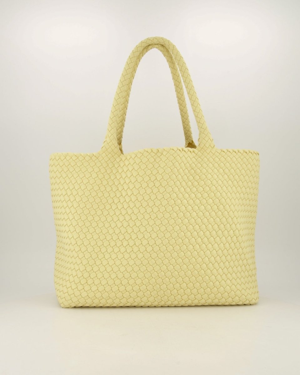 Georgie Geweven Tas | Butter Yellow - Maison FAV