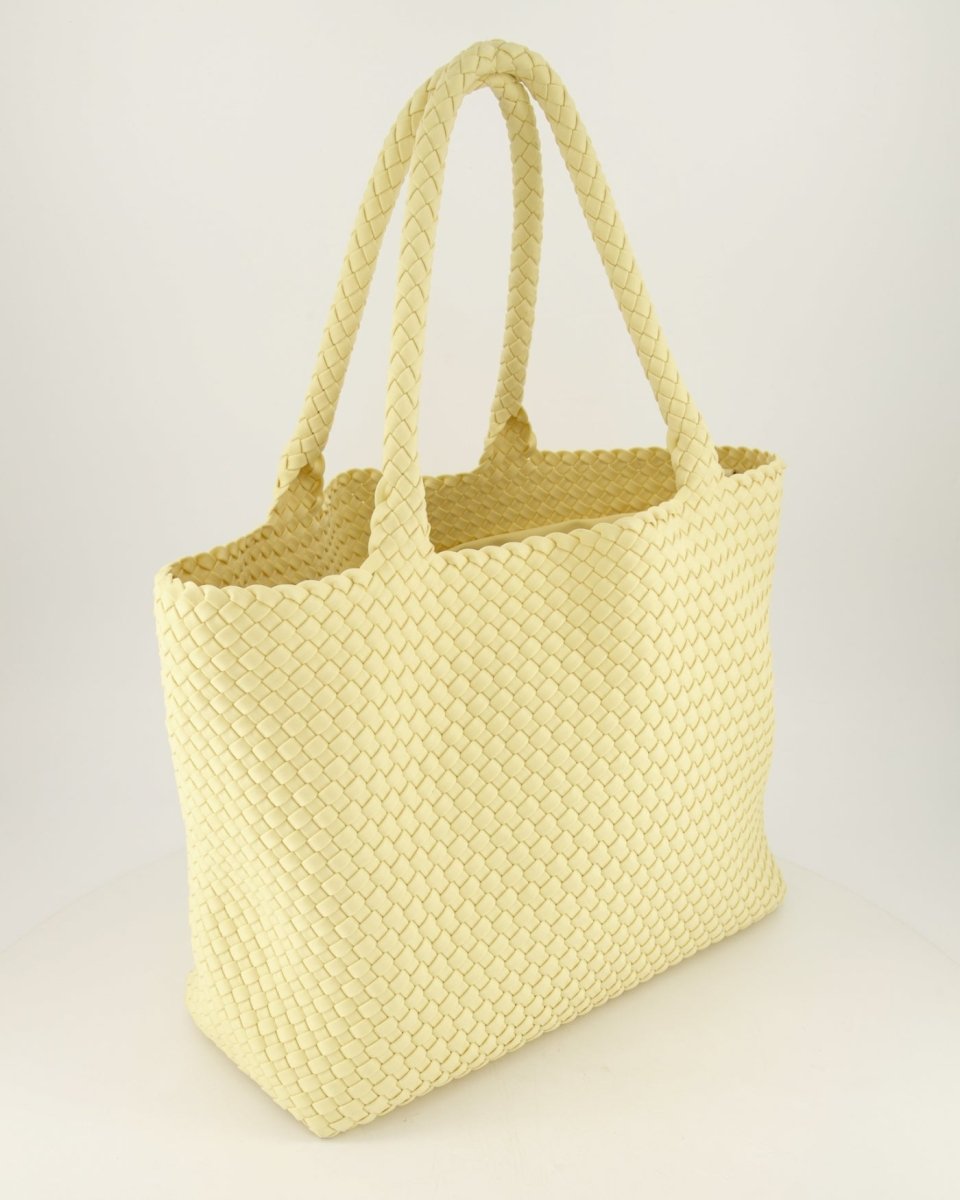 Georgie Geweven Tas | Butter Yellow - Maison FAV