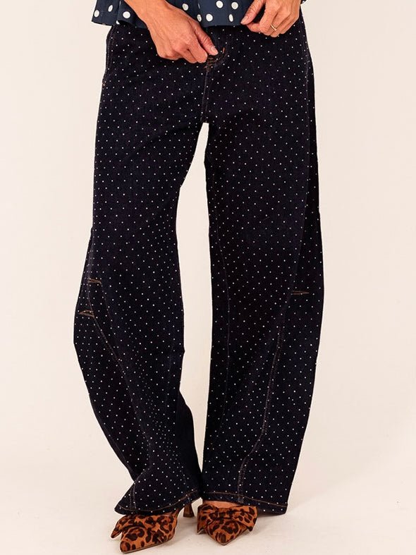 Harper Jeans Strass - Maison FAV