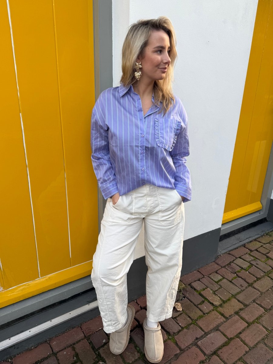 Jeanne Blouse | Lavendel - Maison FAV