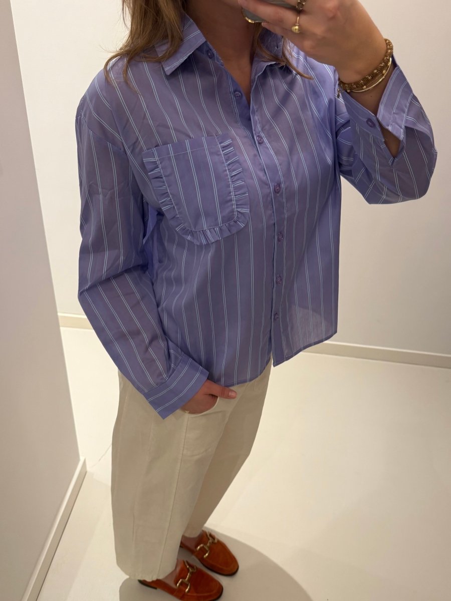 Jeanne Blouse | Lavendel - Maison FAV