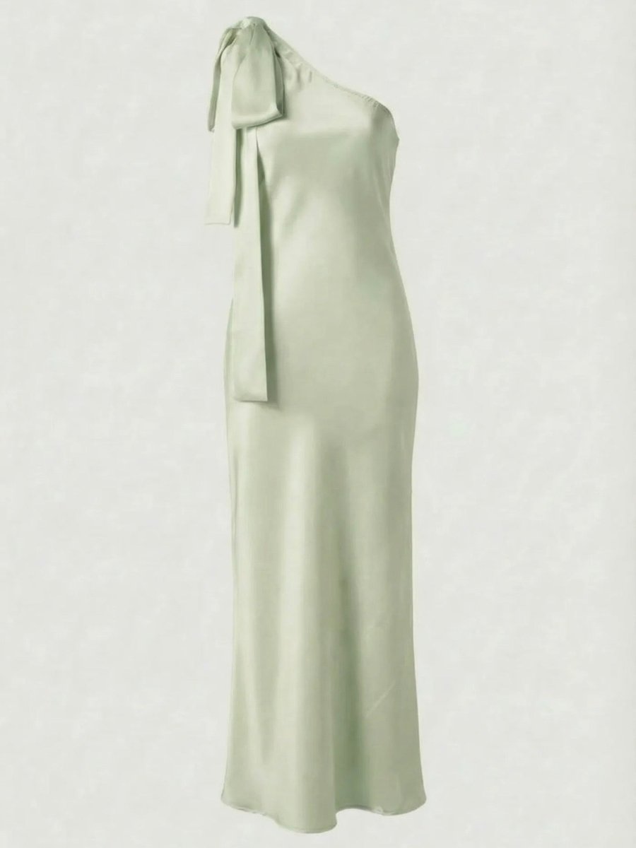 Katie Bow Dress | Mint - Maison FAV