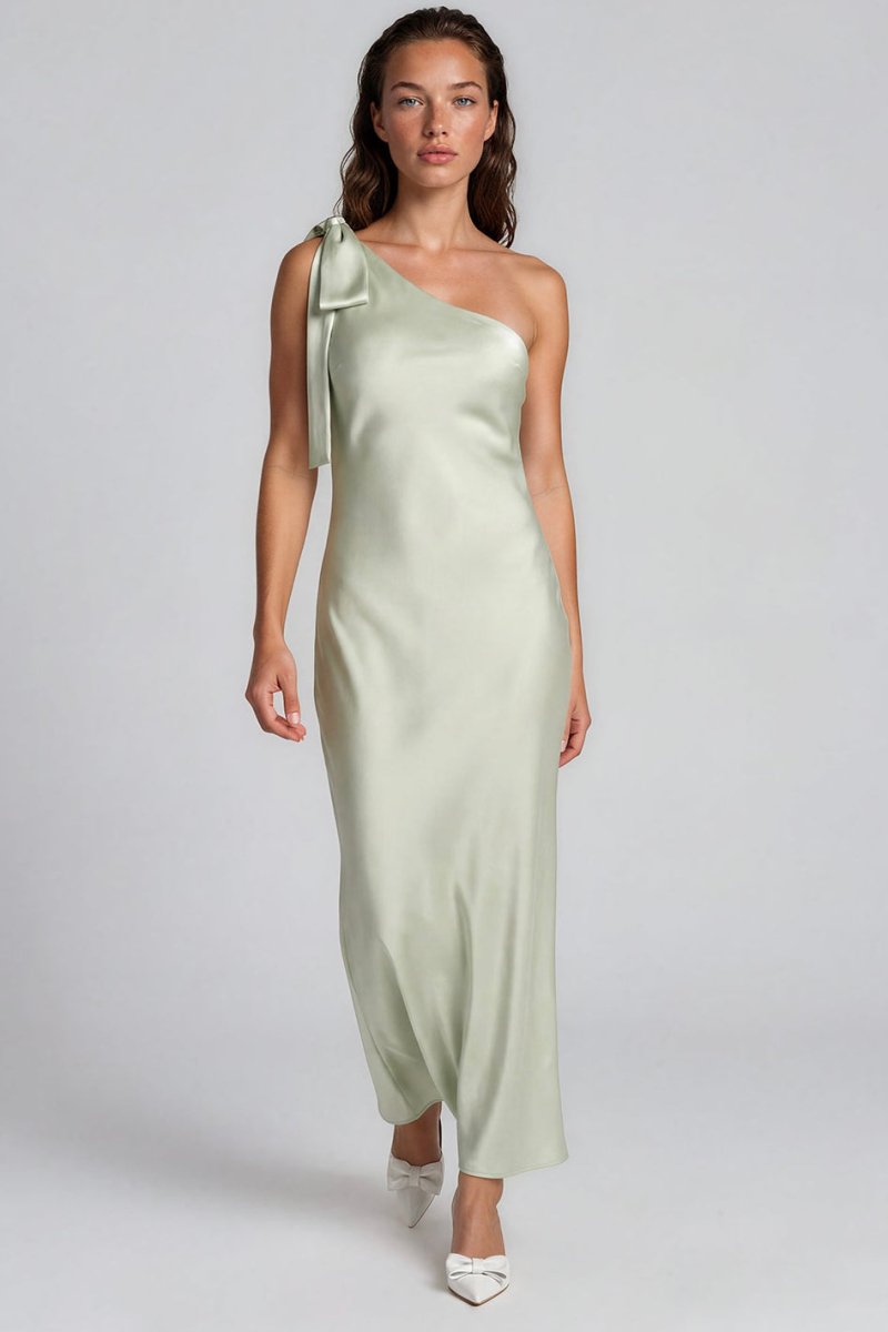 Katie Bow Dress | Mint - Maison FAV