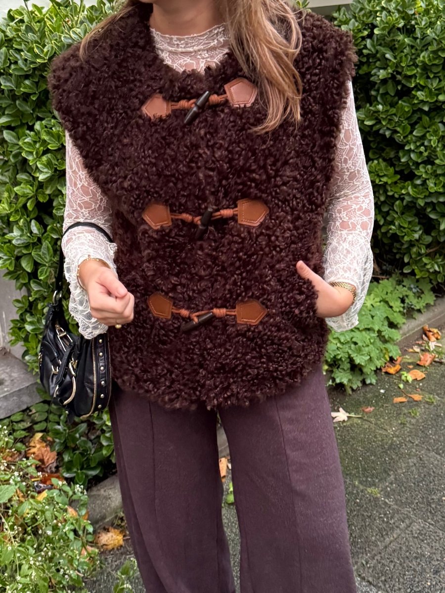 Lennox Fluffy Gilet - Maison FAV