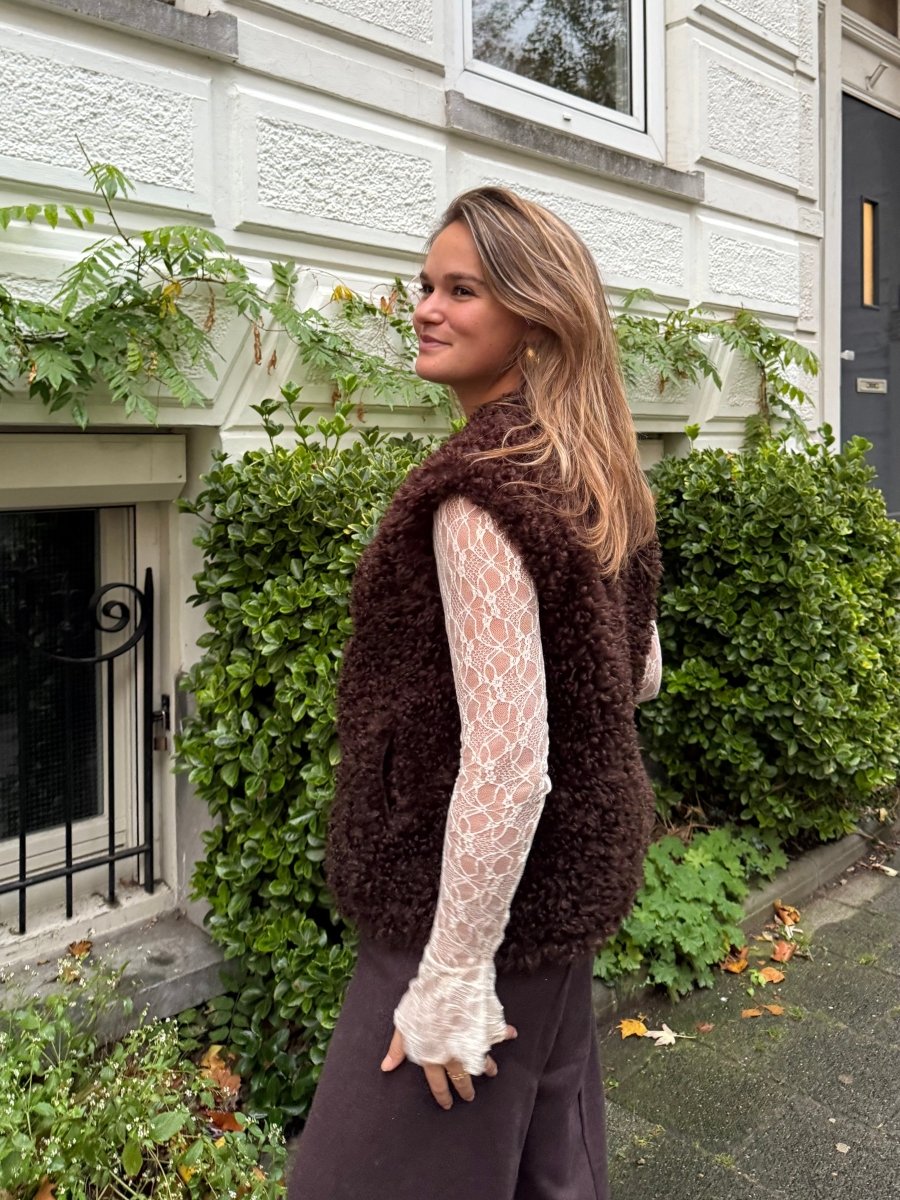 Lennox Fluffy Gilet - Maison FAV