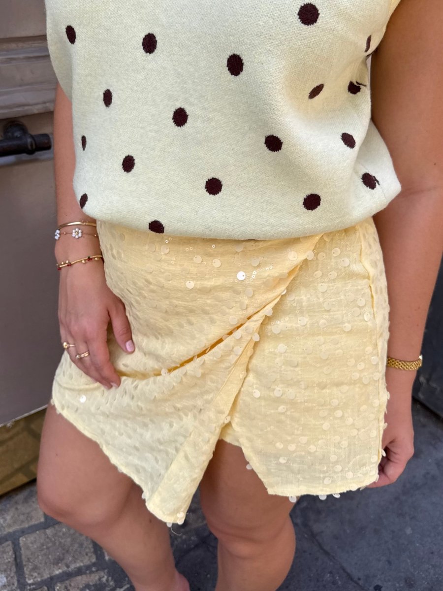 Lisa Skort | Butter Yellow - Maison FAV