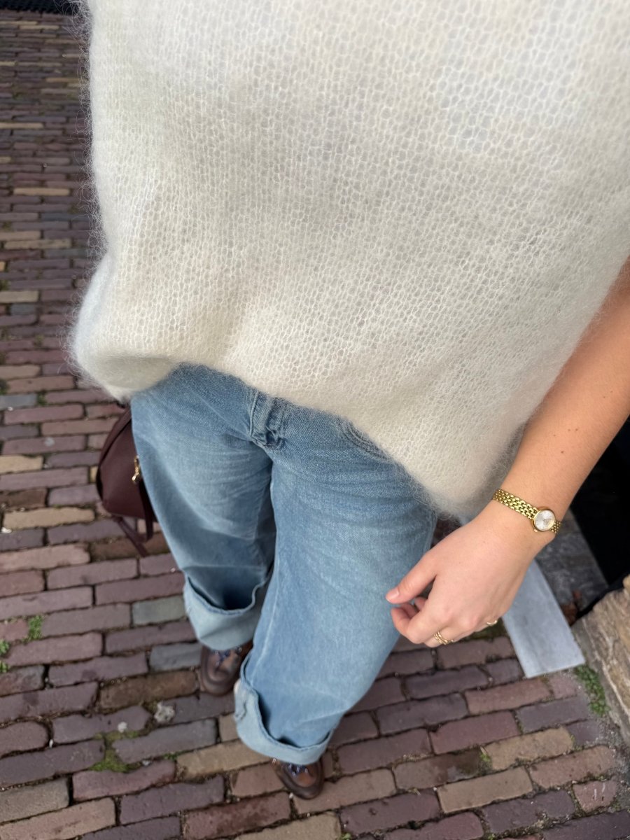 Lola Mohair Knit | Cream - Maison FAV