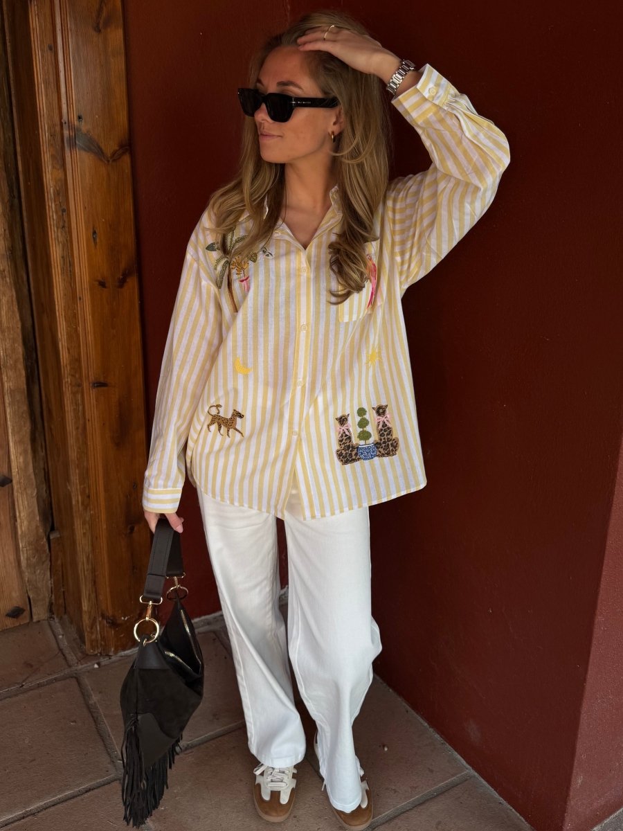 Louie Streep Blouse - Maison FAV