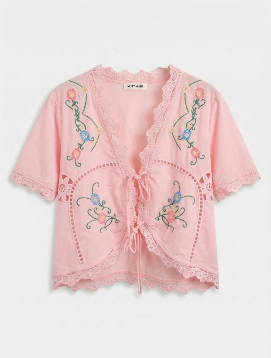 Mae Floral Top - Maison FAV