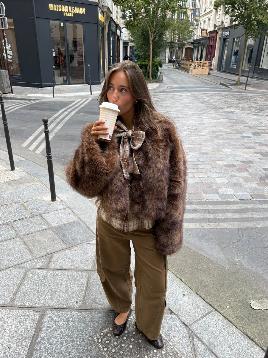 Marie Faux Fur Jacket - Maison FAV