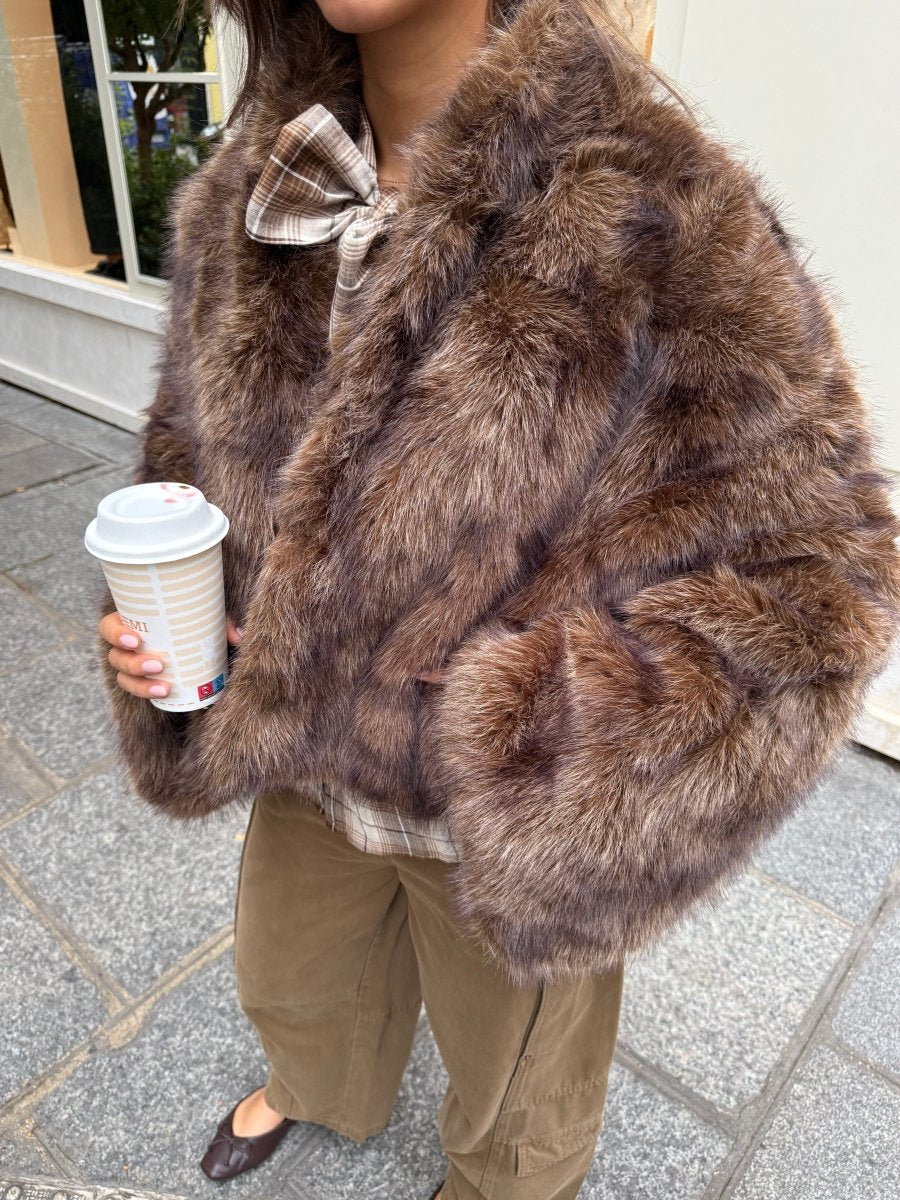 Marie Faux Fur Jacket - Maison FAV