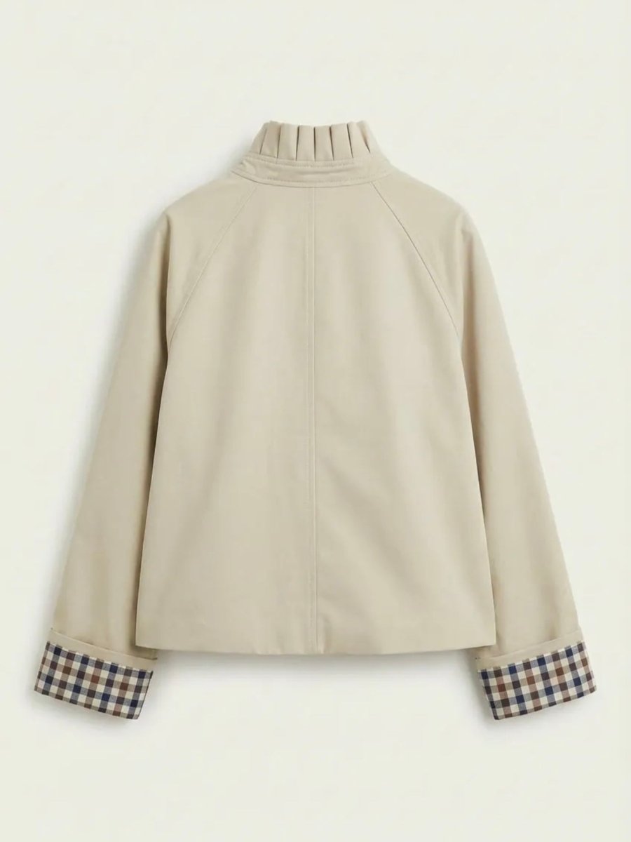 Mikkey Cropped Trenchcoat - Maison FAV