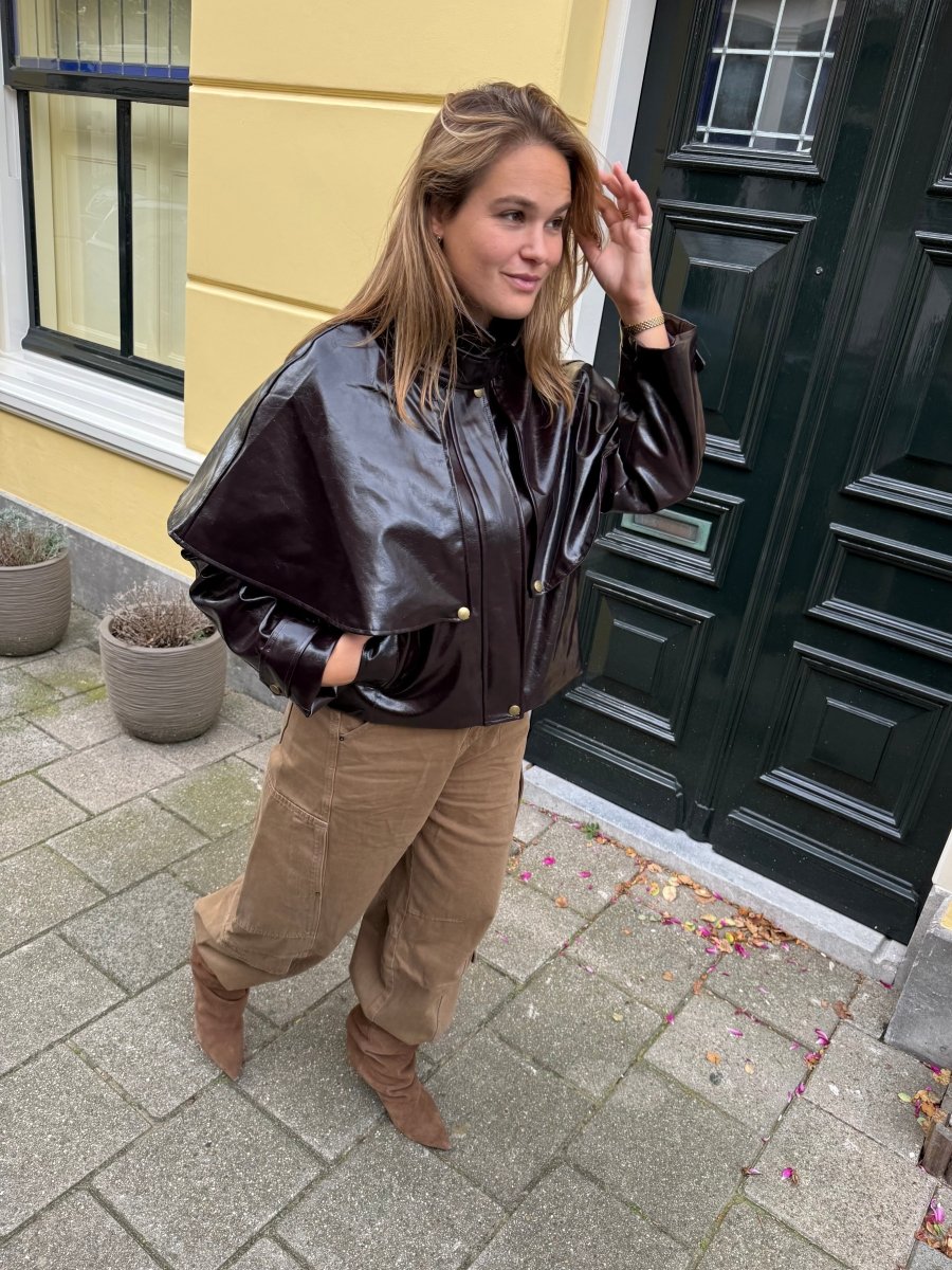 Nova Faux Leather Jacket - Maison FAV
