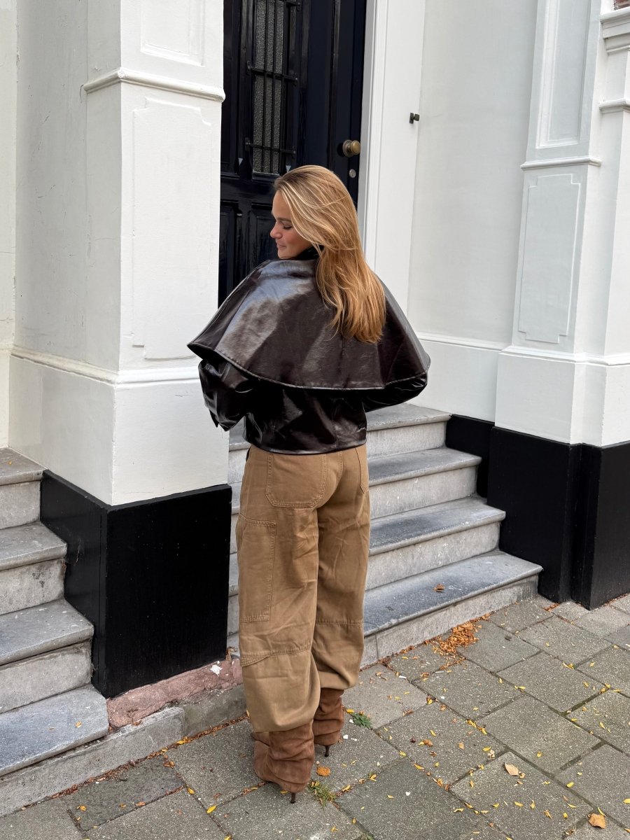 Nova Faux Leather Jacket - Maison FAV