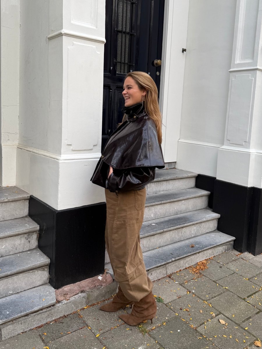 Nova Faux Leather Jacket - Maison FAV