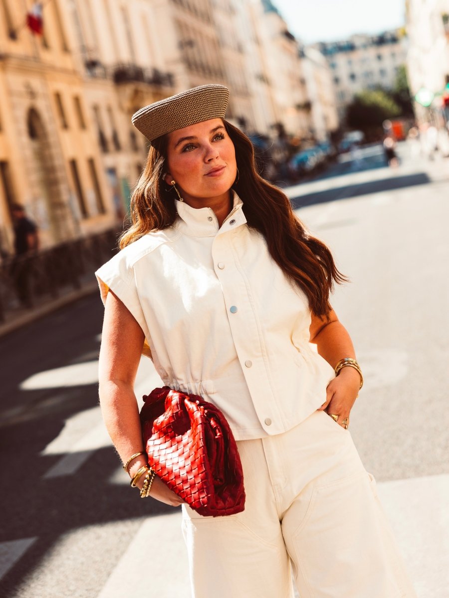 Senna Denim Top - Maison FAV