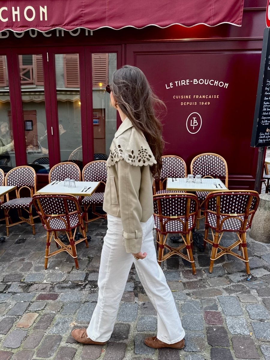 Sophie Cropped Trenchcoat - Maison FAV