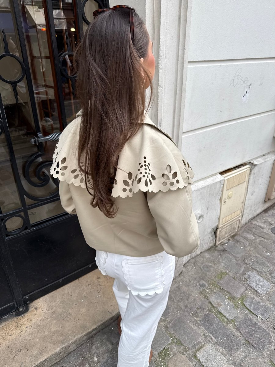 Sophie Cropped Trenchcoat - Maison FAV