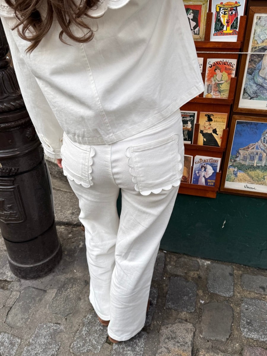 Sophie Ruffle Jeans - Maison FAV