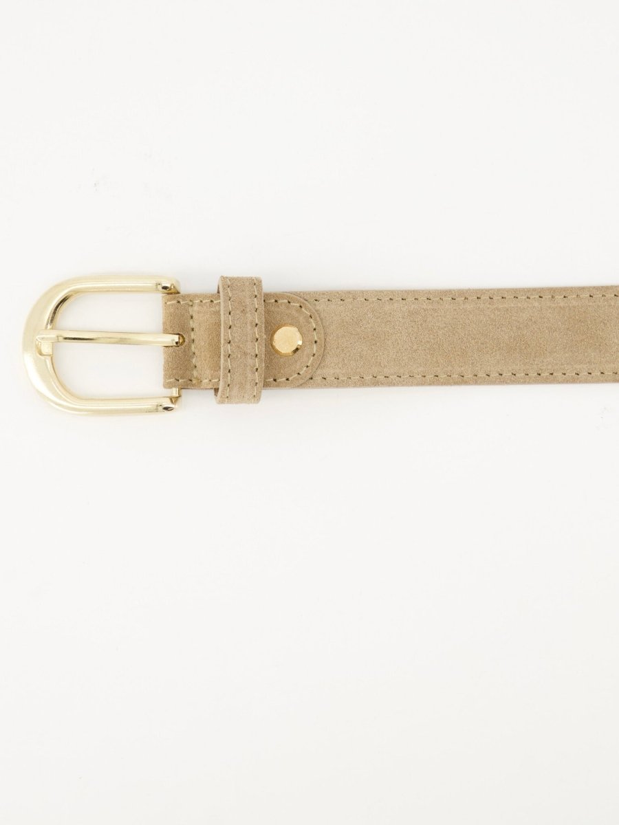 Suus Suede Belt | Beige - Maison FAV