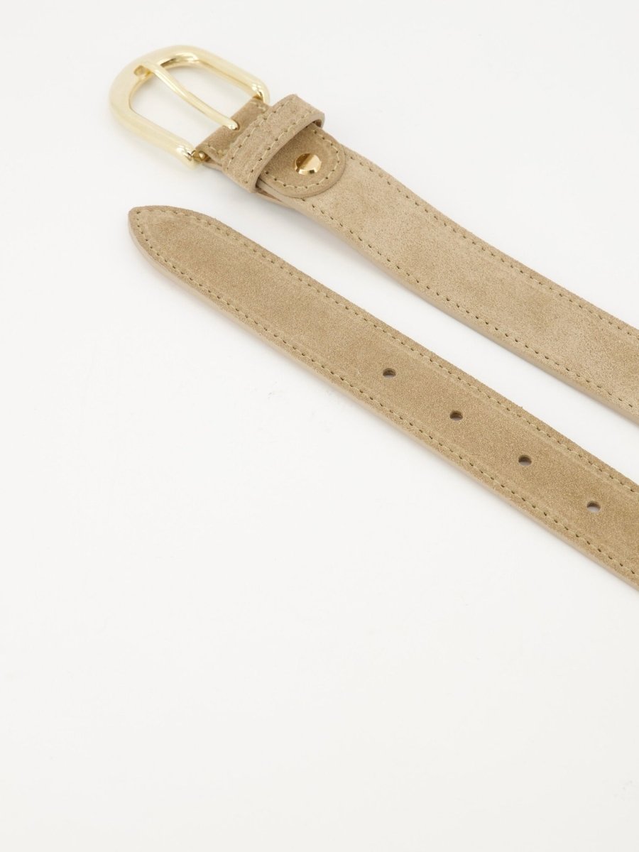 Suus Suede Belt | Beige - Maison FAV