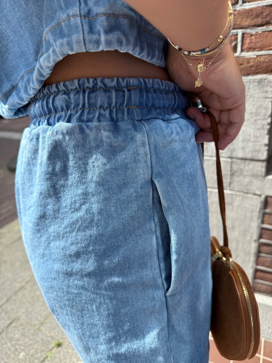 Tess Denim Short - Maison FAV